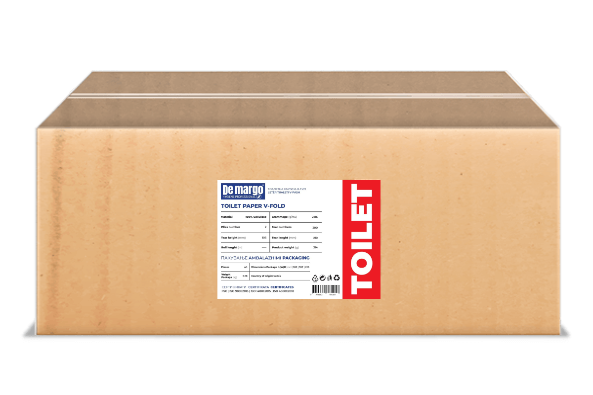 Тоалетна хартија V-fold