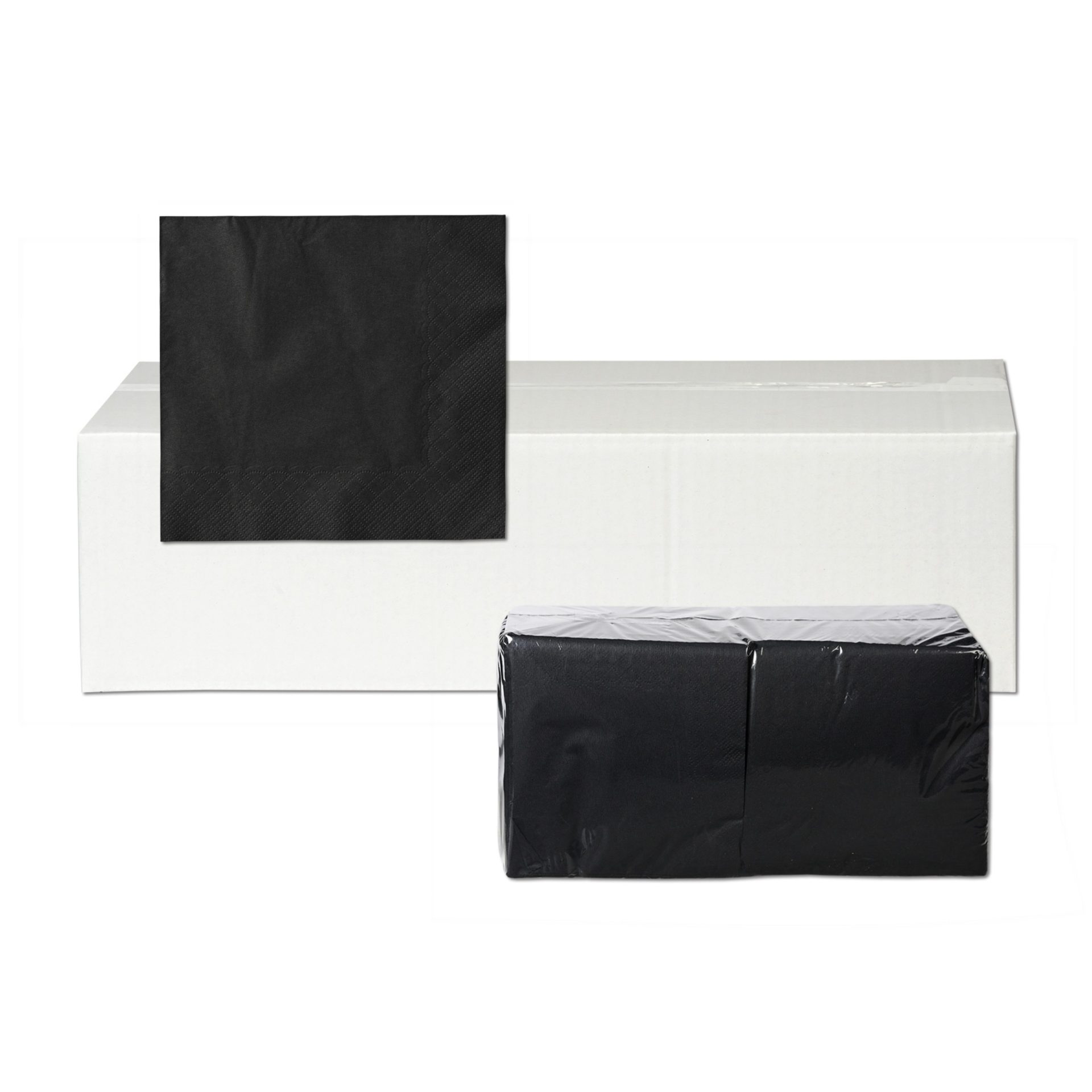 Црни салфетки 24x24cm