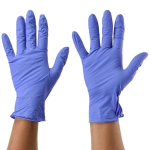 Сини нитрилни ракавици