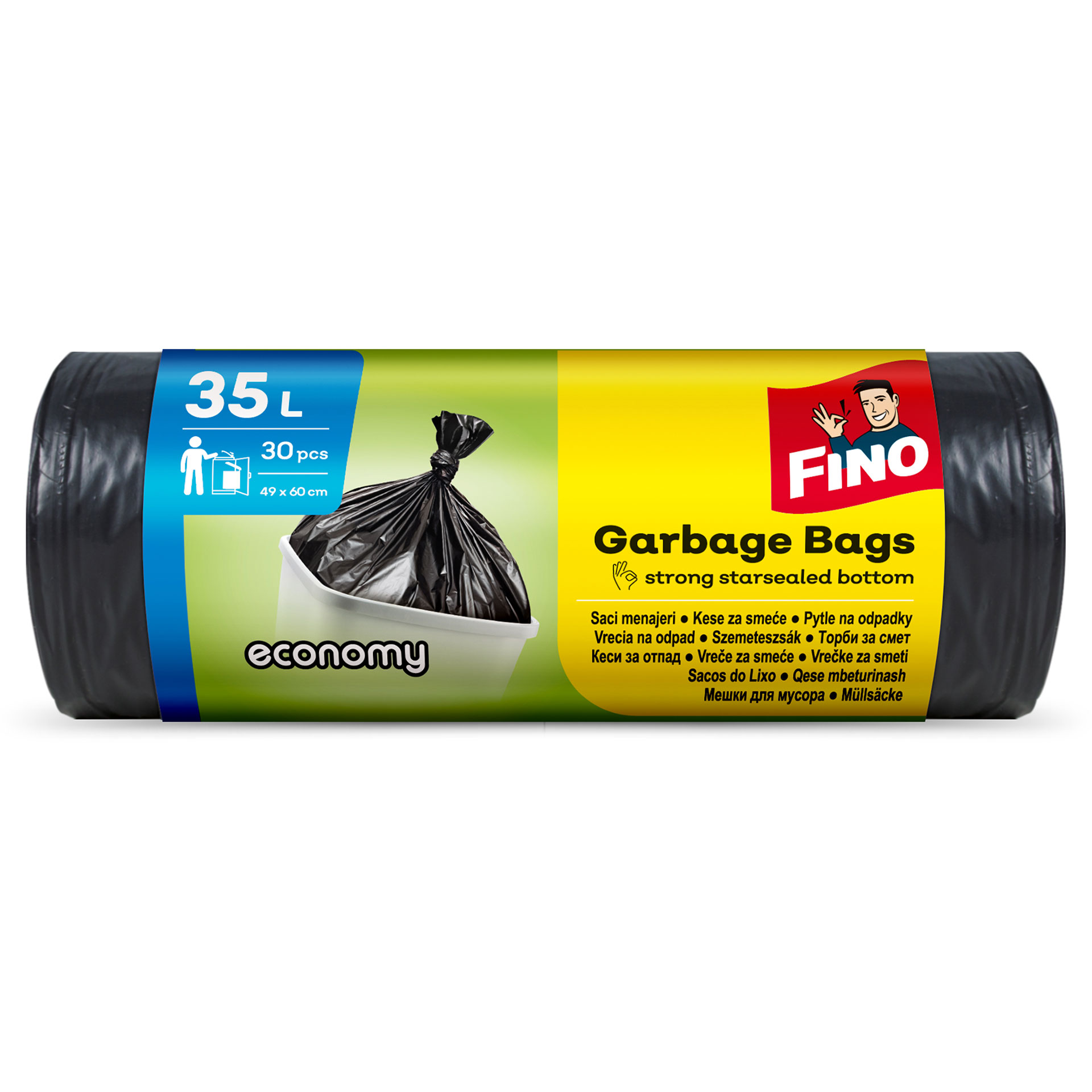 Garbage bags HD 35L 30/1