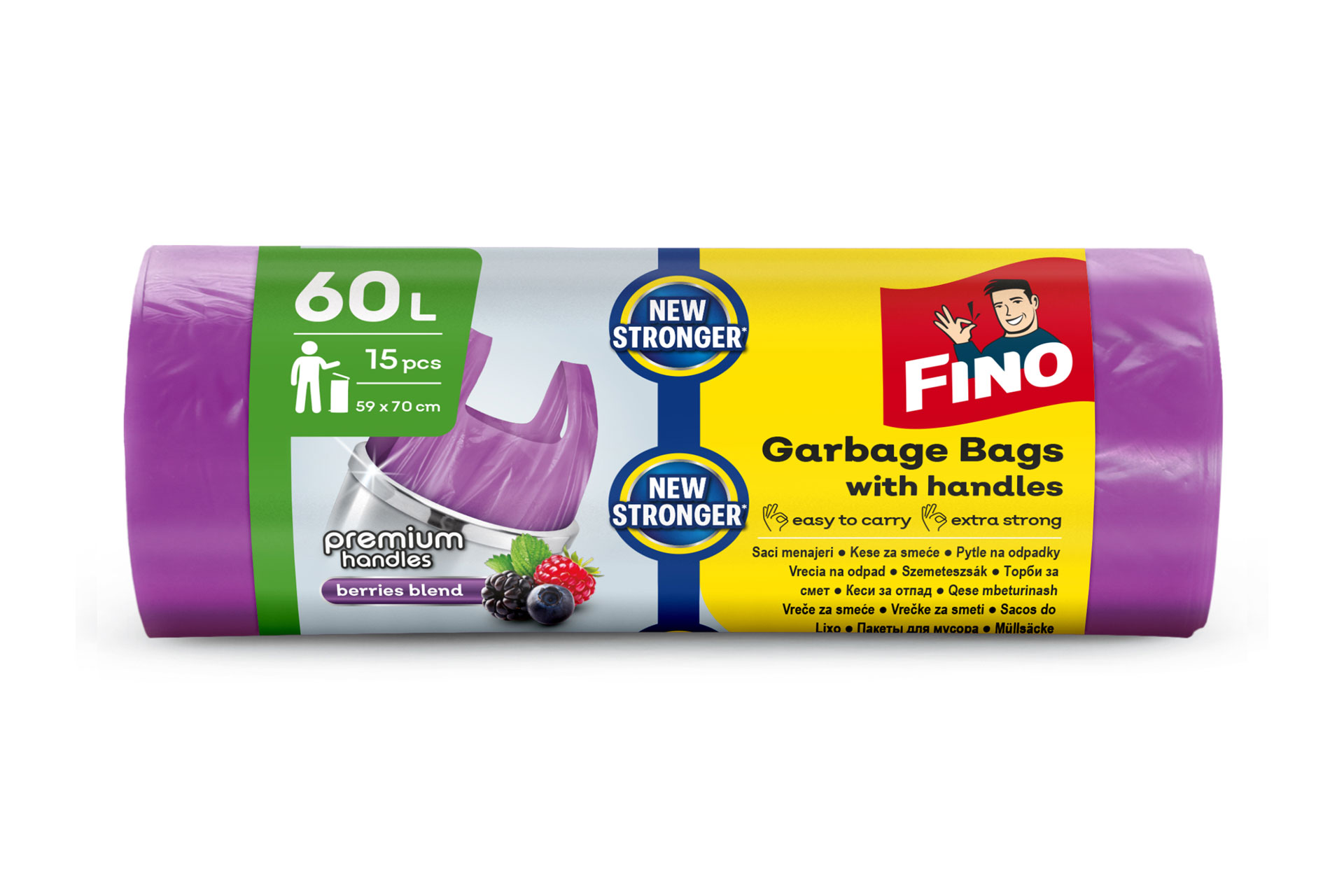Garbage bags aroma 60L 15/1