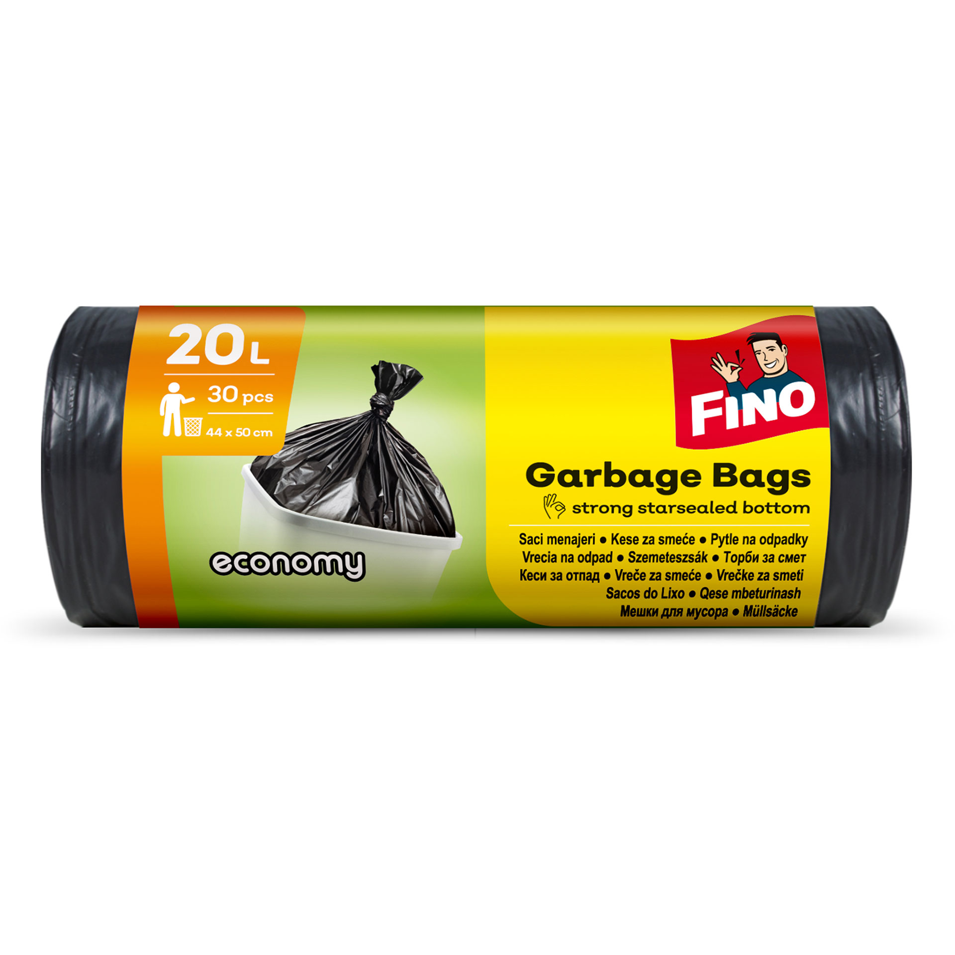 Garbage bags HD 20L 30/1