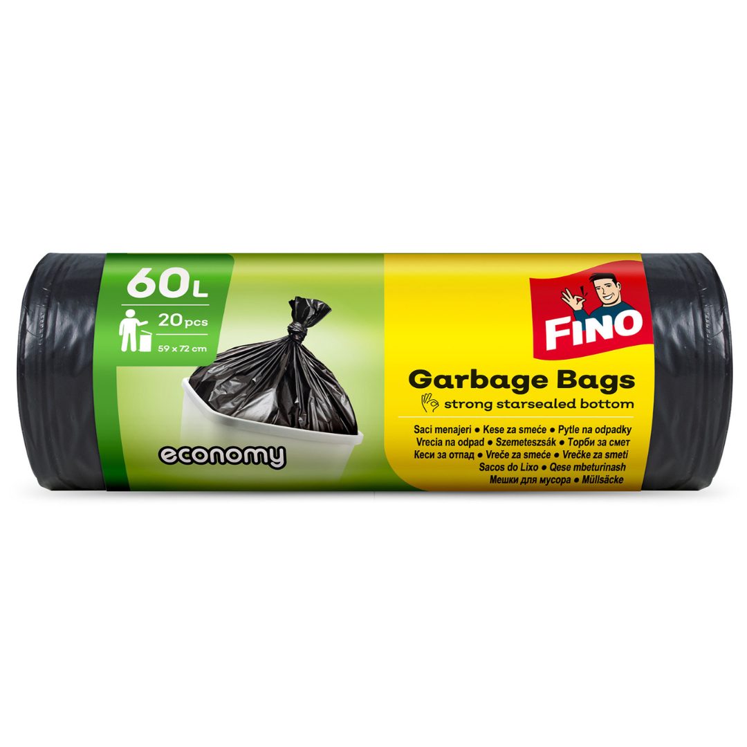 Garbage bags HD 60L 20/1