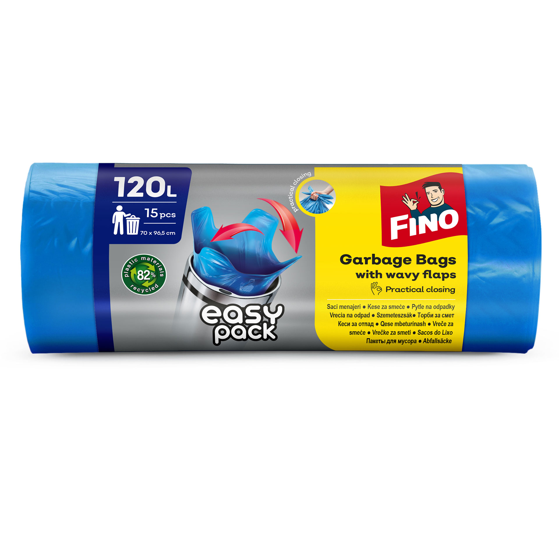 Garbage bags easypack 120L 15/1