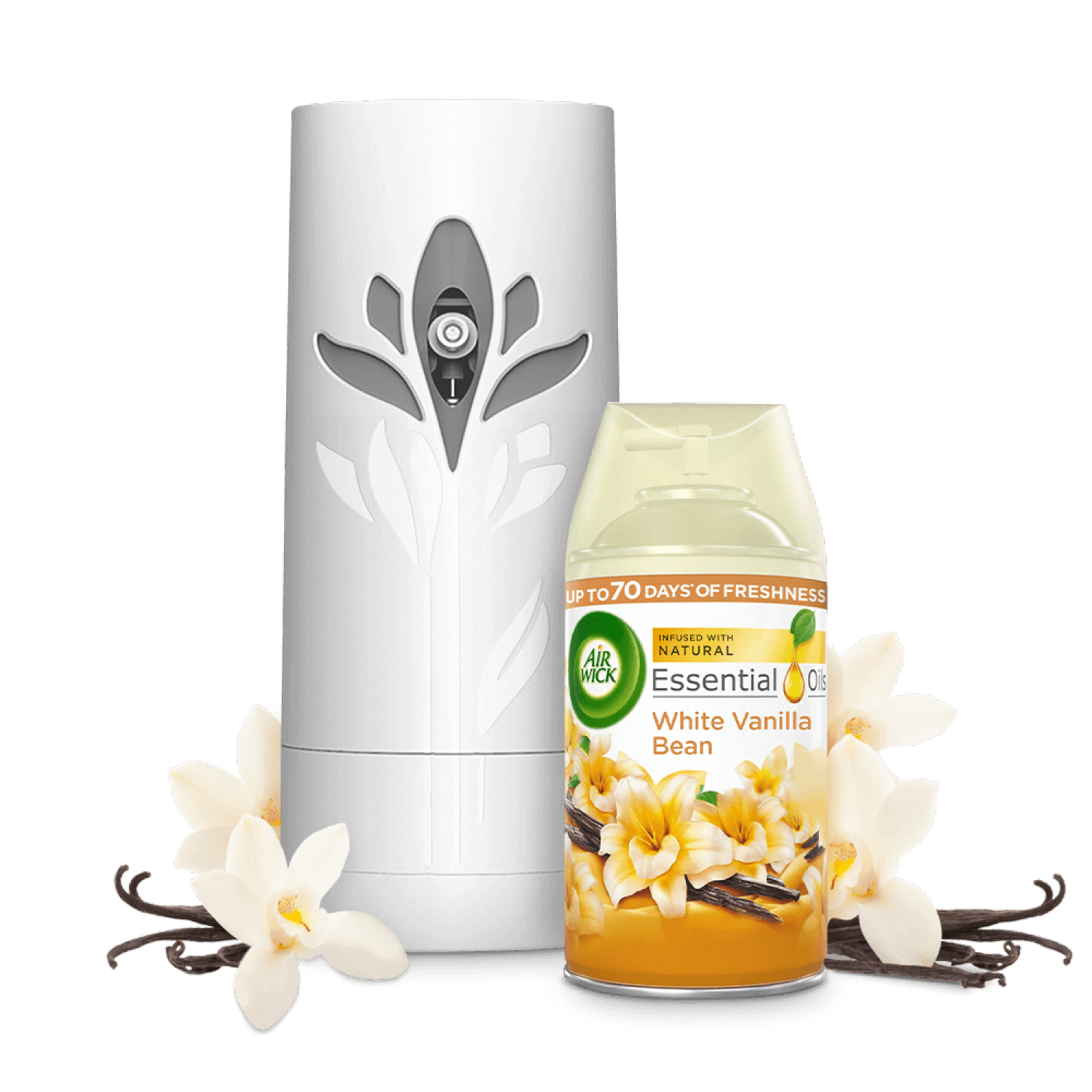 Air Wick vanilla 250ml + dispenser